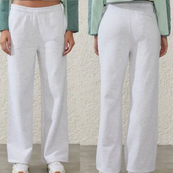 Cotton On White Straight Leg Sweatpants - Picture 2 of 2